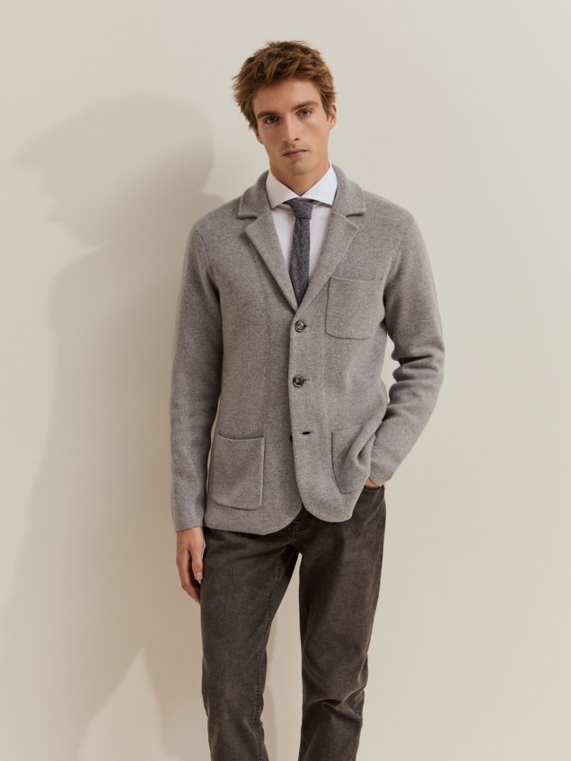 Blazer de malha com l� - Image product
