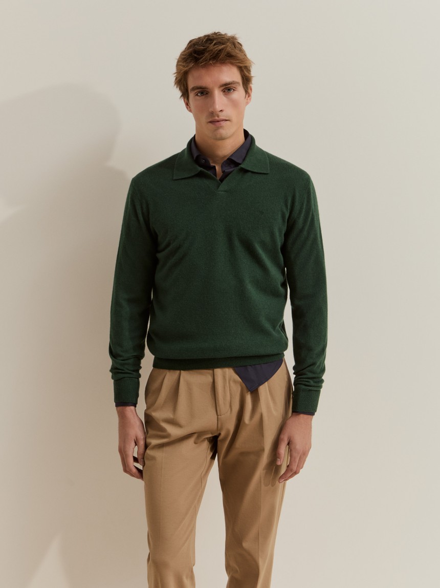Polo de lana y cachemir