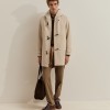 Long hooded coat