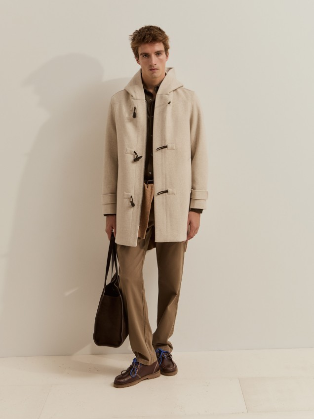 Abrigo largo con capucha - Image product