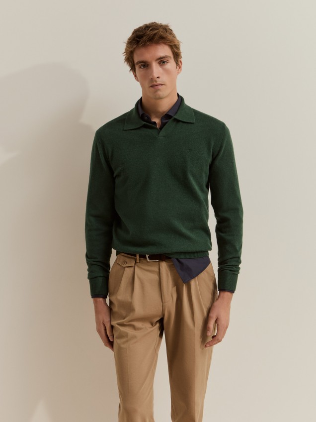 Pantalones chinos con pliegues - Image product