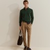 Pantalones chinos con pliegues