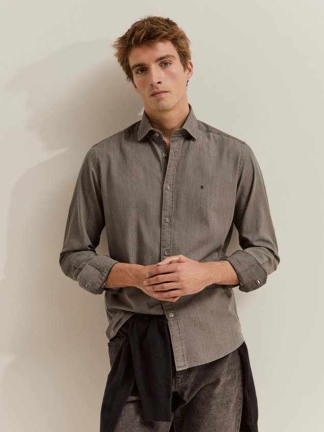 CamiCamisa de ganga slim fitsa - Image product