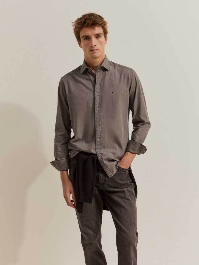 CamiCamisa de ganga slim fitsa - Image product