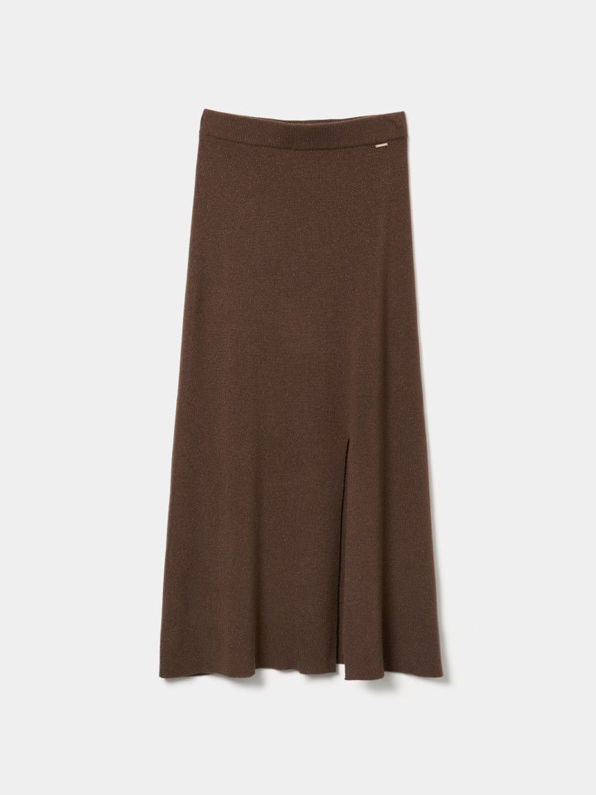 Shimmery knitted skirt