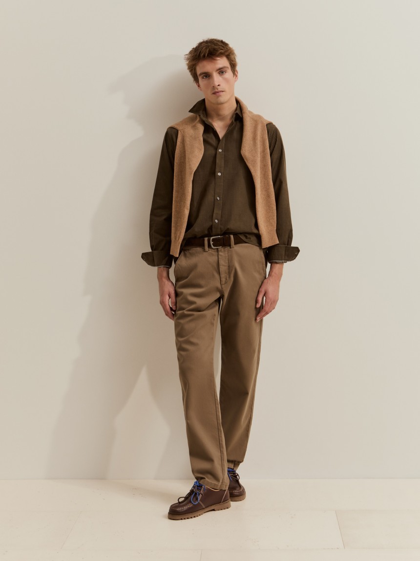 Regular fit chino trousers
