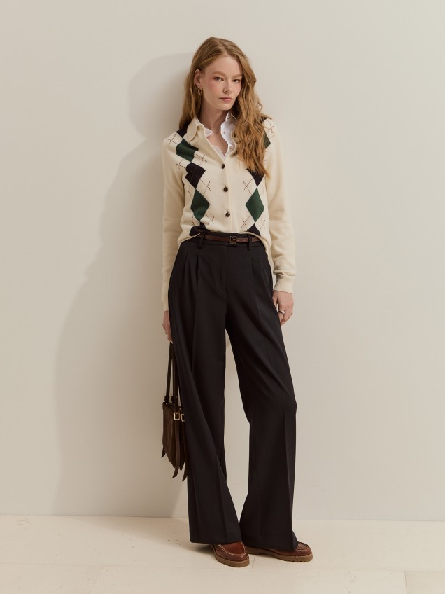 Pantalones cl�sicos plisados - Image product
