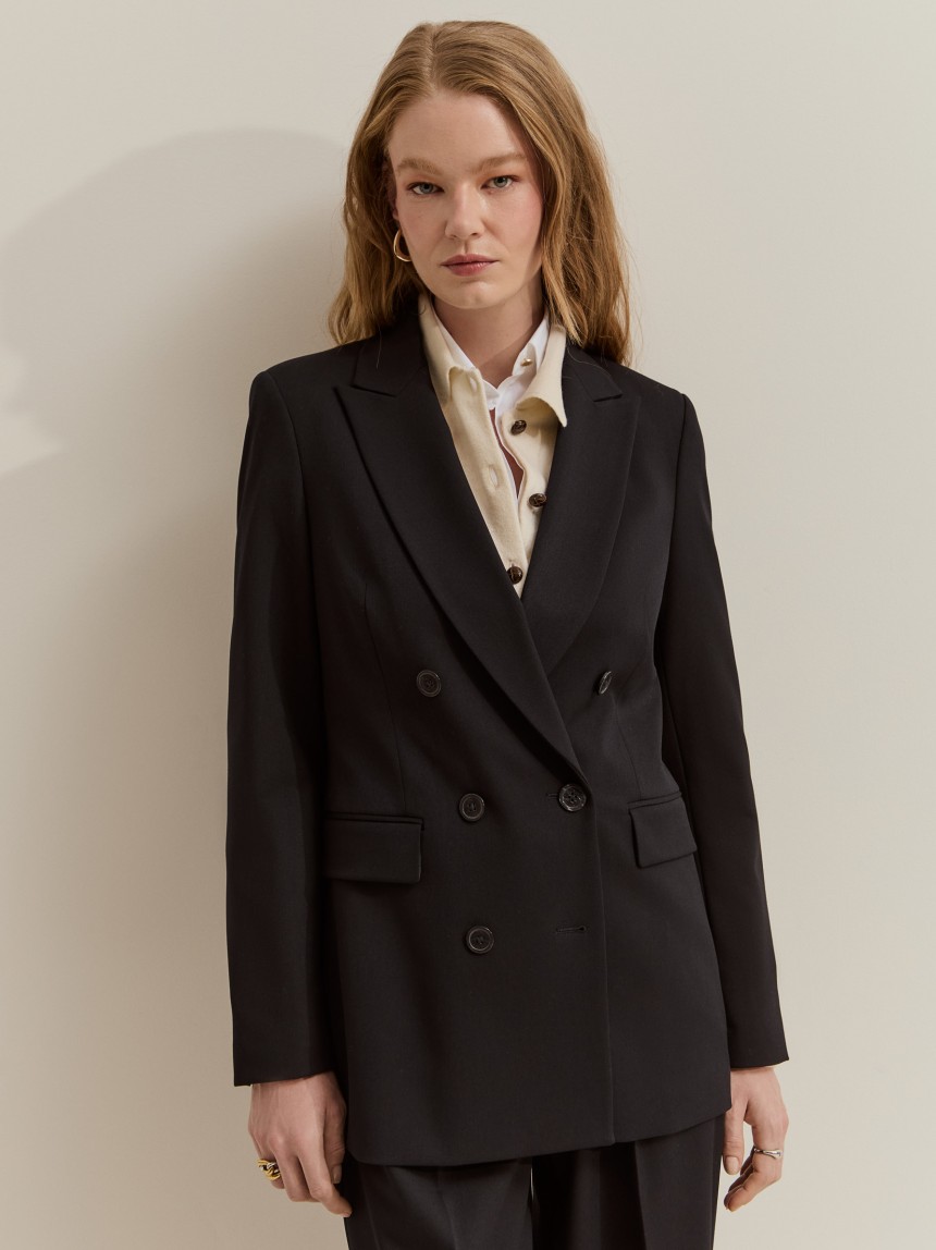 Double-breasted blazer