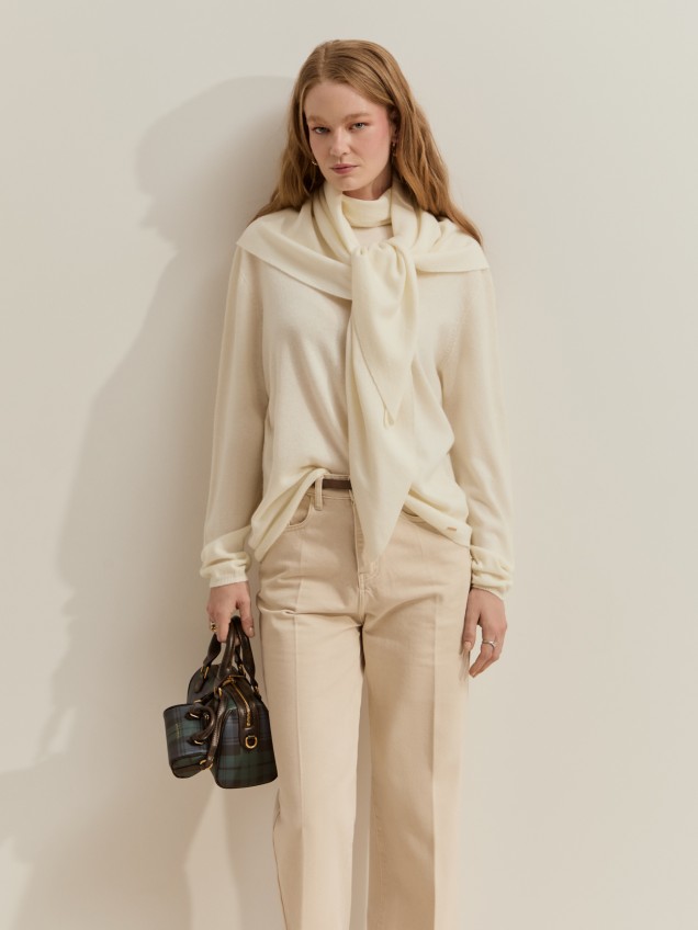 Shimmering turtleneck sweater - Image product