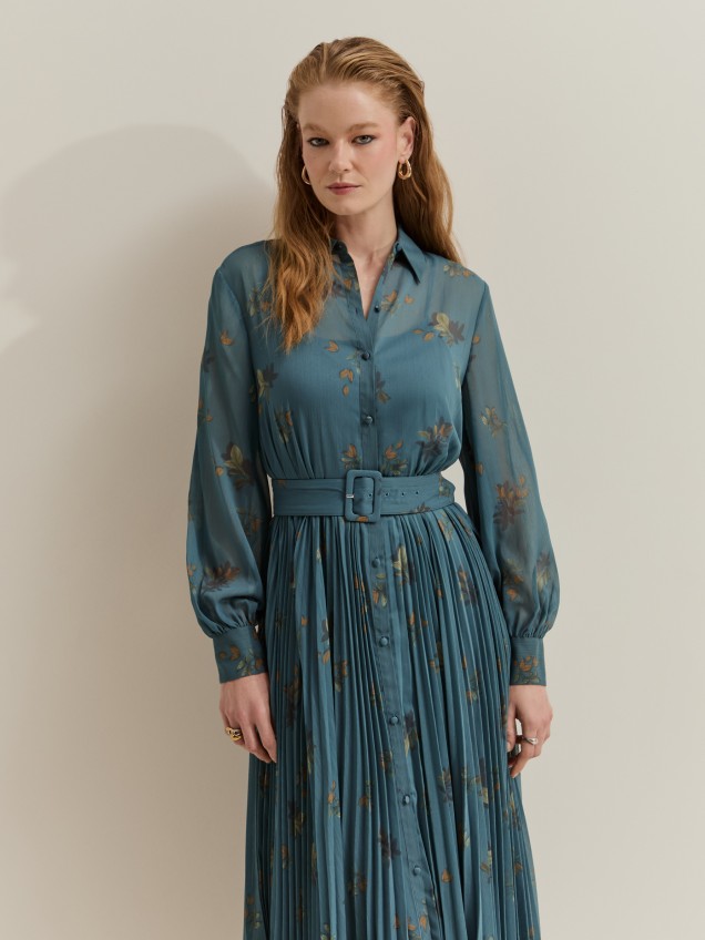 Vestido comprido estampado - Image product