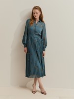 Long printed dress