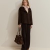 Short wool-blend jacket
