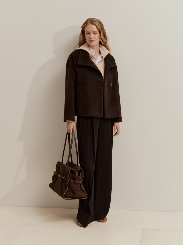 Short wool-blend jacket - Image product