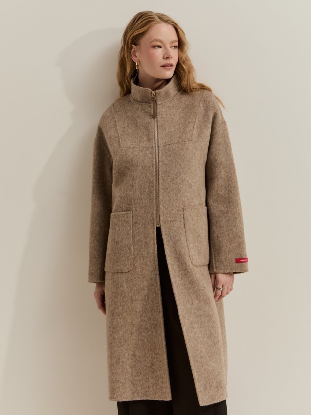 Long wool overcoat - Image product