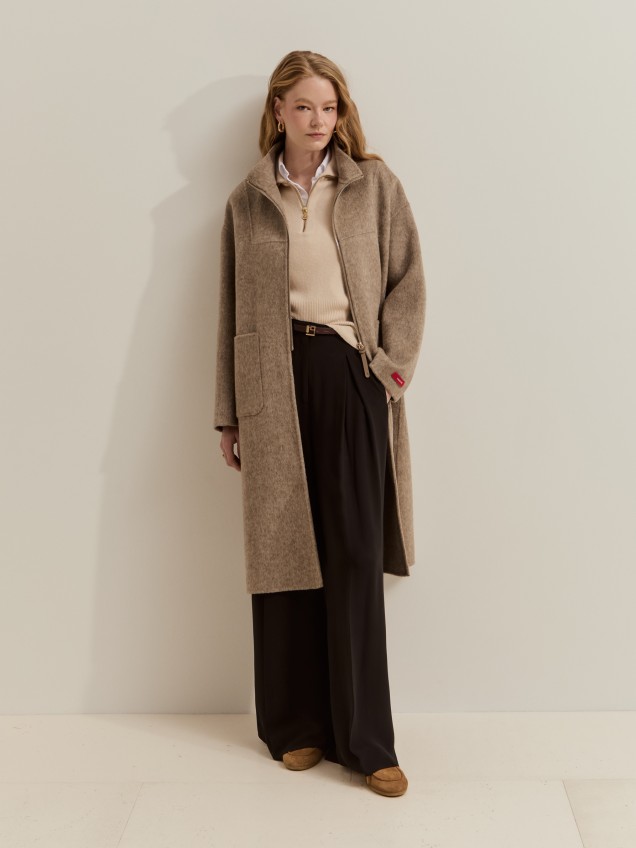 Long wool overcoat - Image product