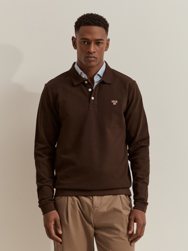 Polo de piqu� de manga larga - Image product