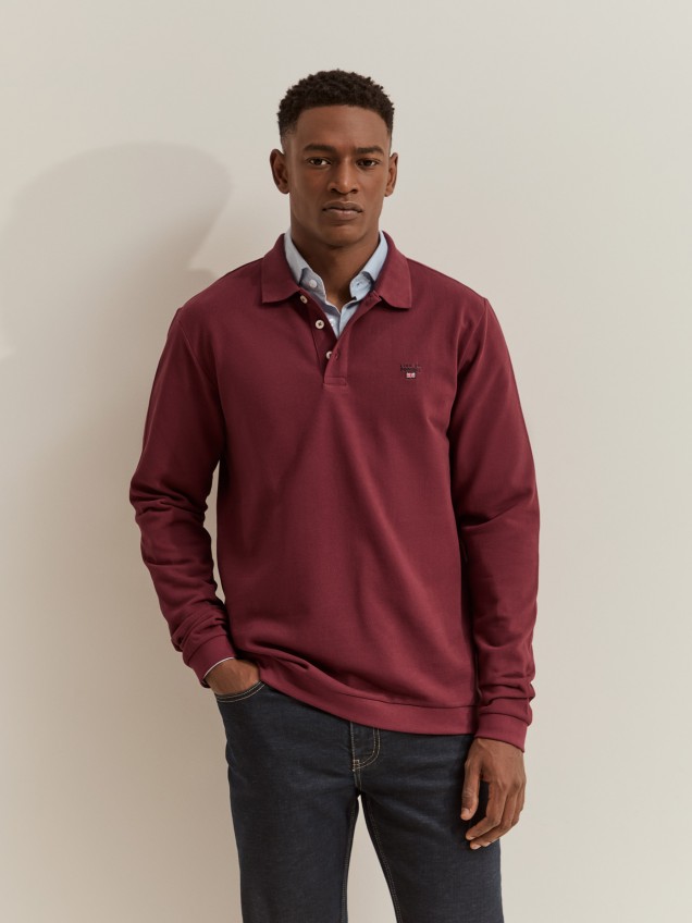 Polo de piqu� de manga larga - Image product