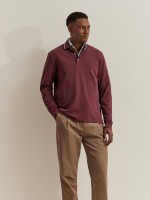 Long sleeve piqué polo shirt Long sleeve piqué polo shirt