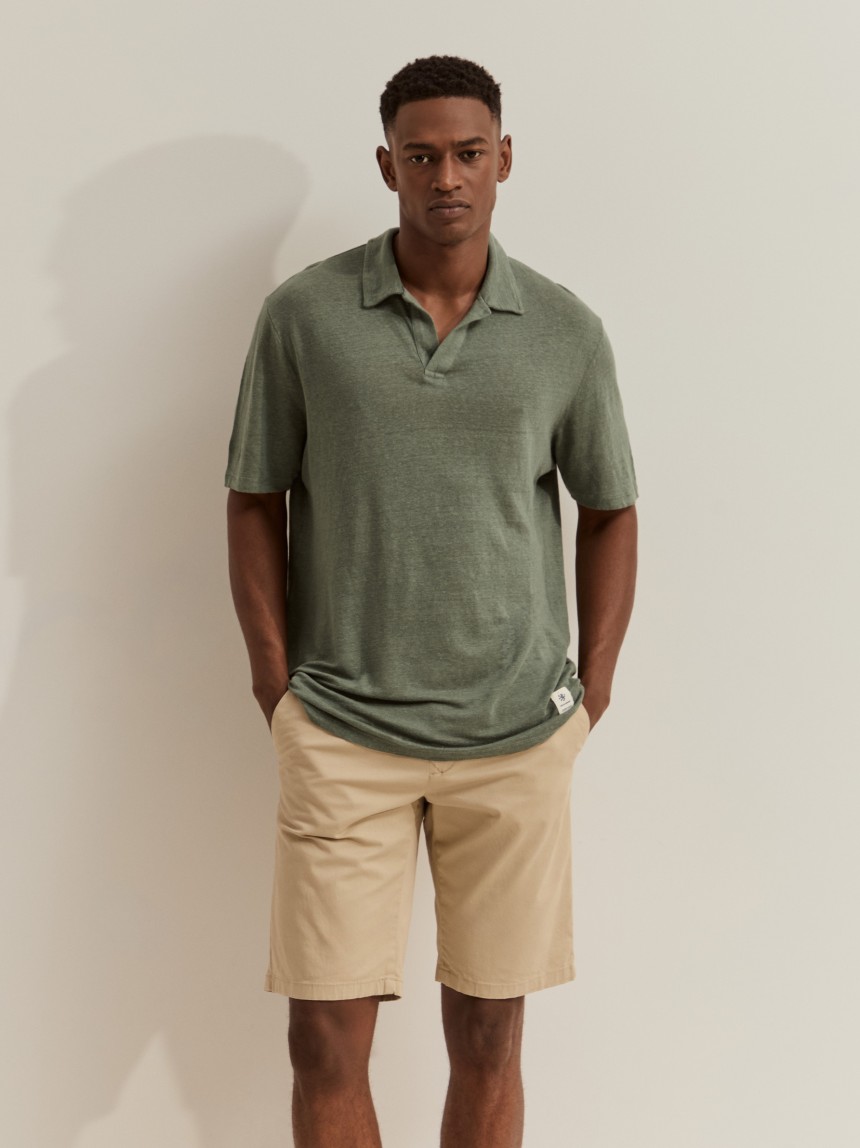 Polo de lino