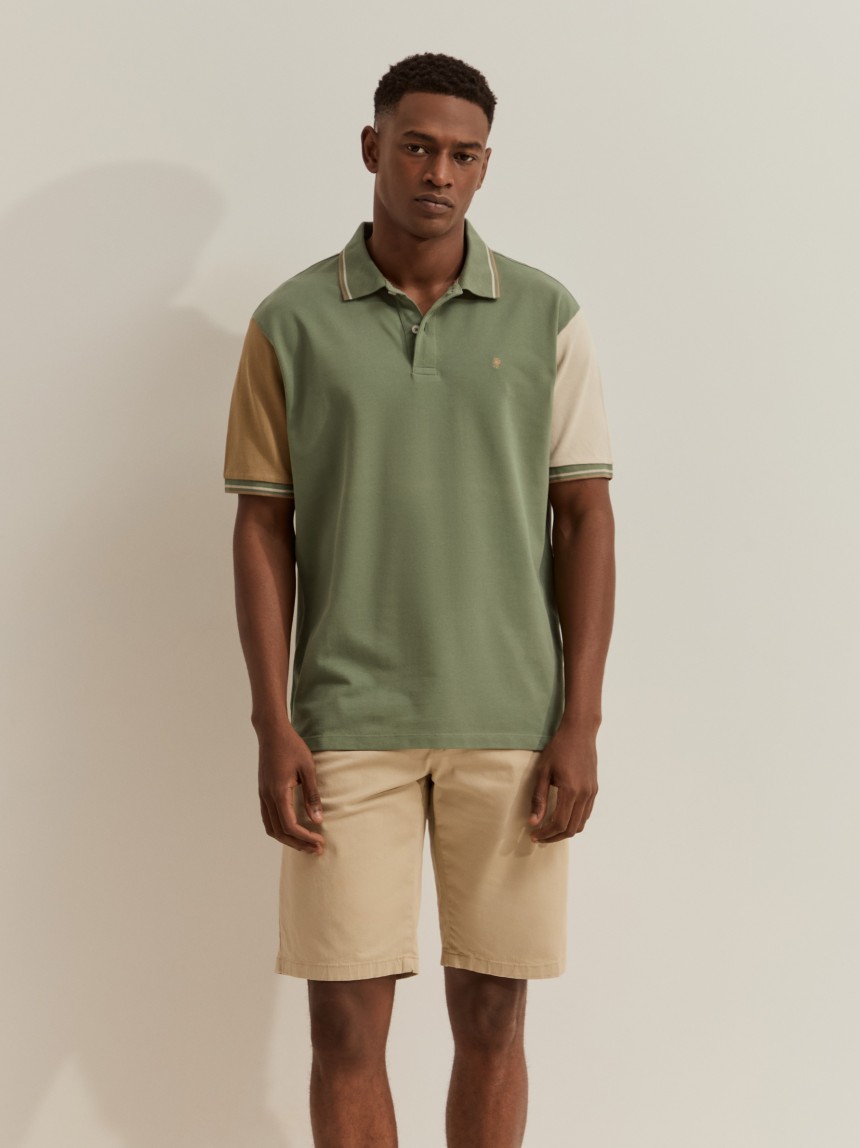 Polo piqu� de algod�o
